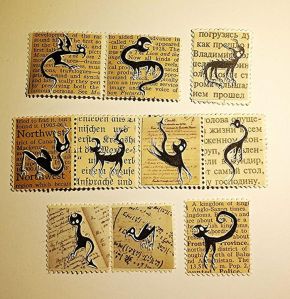 demon kitty stamps 1