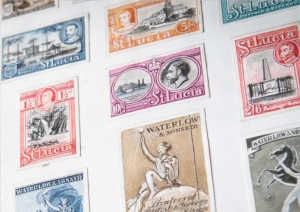 Leonard Fryer stamp designs